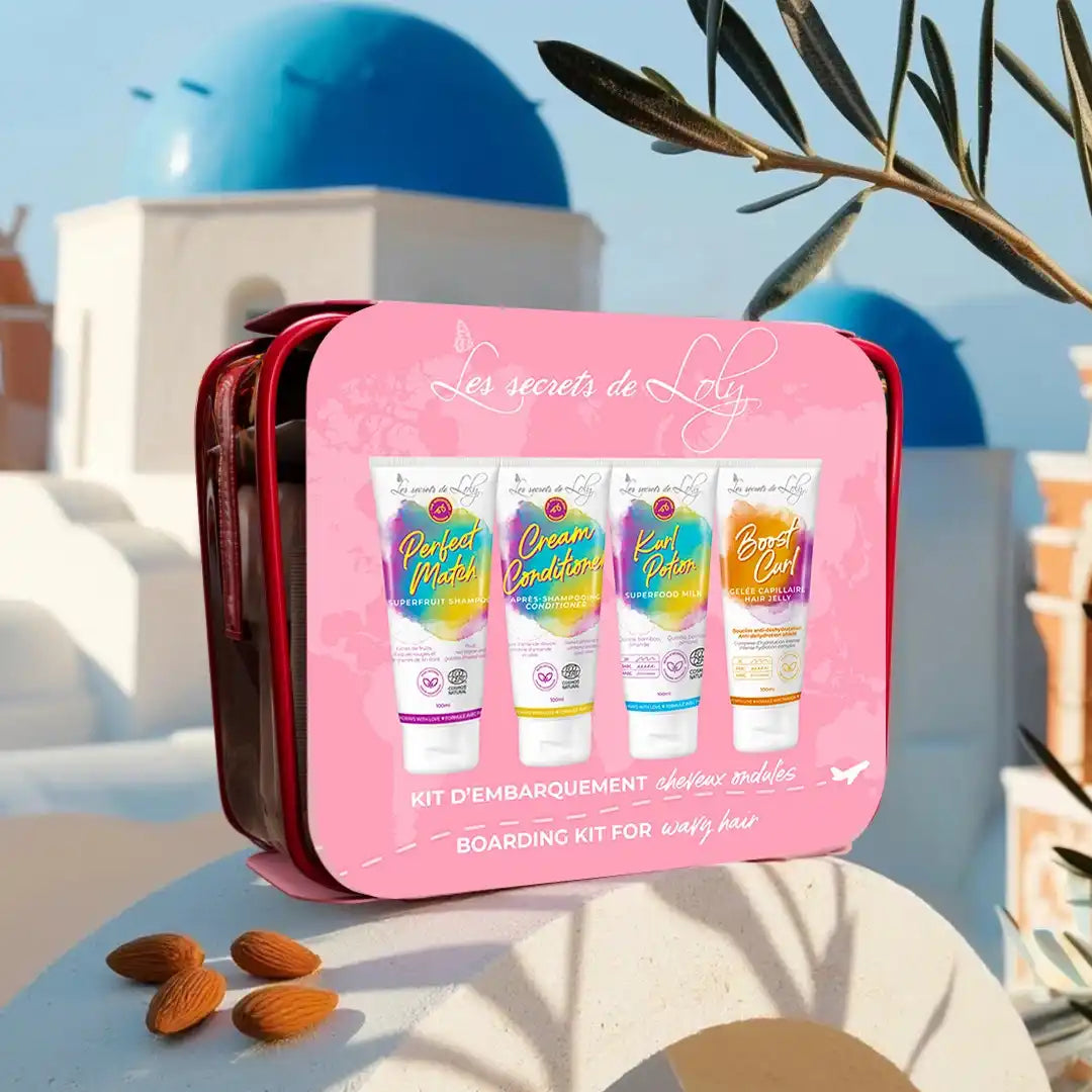 Trousse Cheveux Ondulés - Format voyage